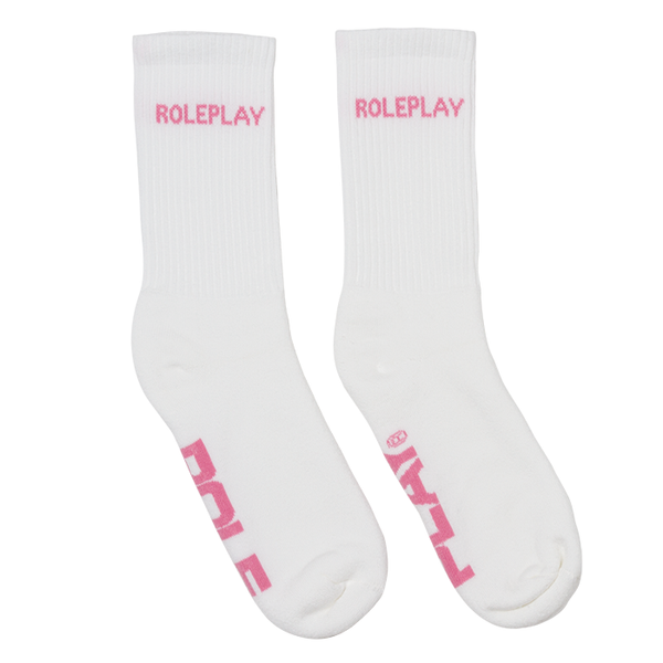Physical education socks (White/Pink)